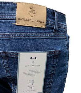 RICHARD J BROWN - T275.W420 MILANO Model Cotton Stretch Jeans In Light Blue