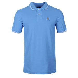 PSYCHO BUNNY - LOGAN Pique Polo Shirt In Marina B6K136B200 MARINA