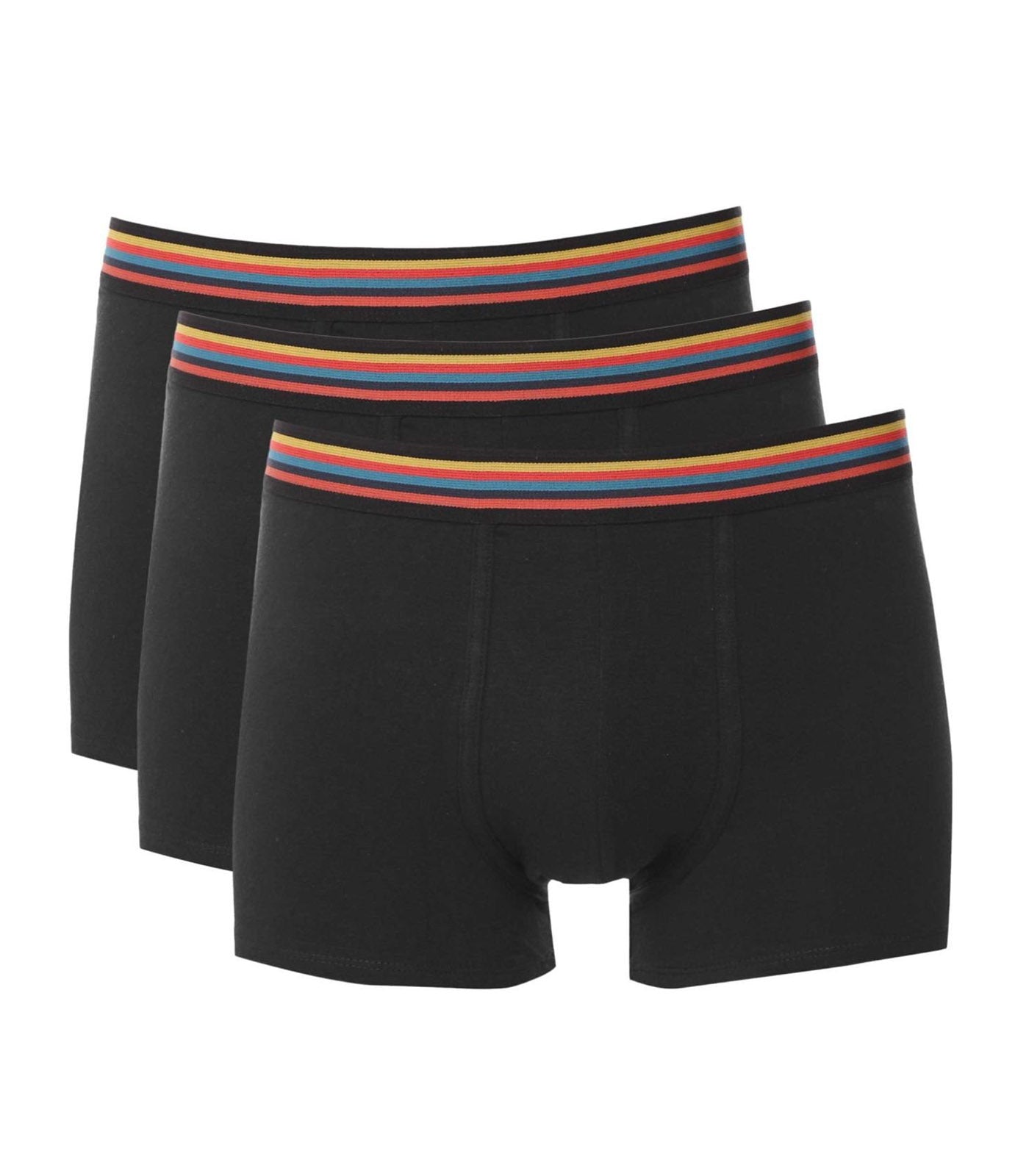 PAUL SMITH -  Stretch Cotton Trunks 3 Pack in Black