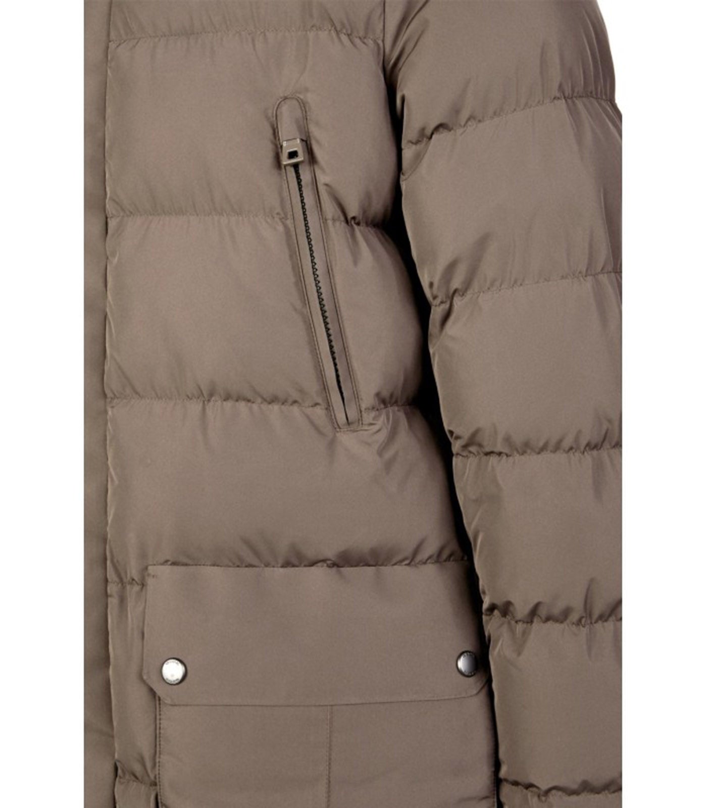 GEOX - PIEVE Longline Quilted PARKA in Bungee Cord M5628NT3270F1432