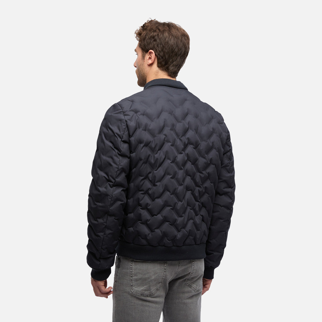 GEOX - SPHERICA Bomber Jacket In Sky Captain Blue M5628RT3271F1624