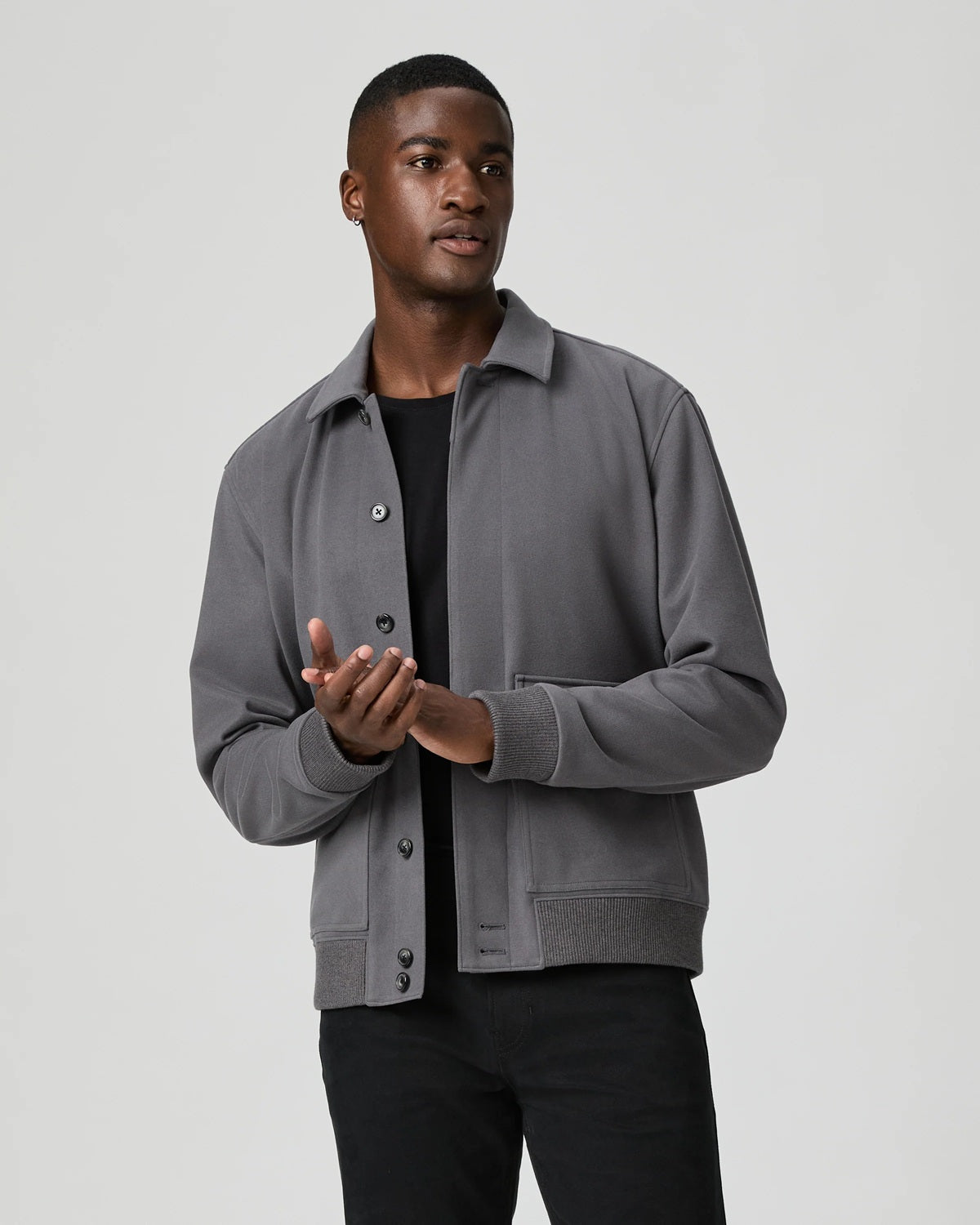 PAIGE - MCFARLAND JACKET in BLUE ASH M357H83-C525