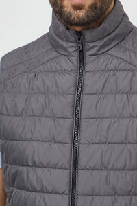 GEOX - KENNET Vest in Smoked Pearl Grey M4528CT3058F9128