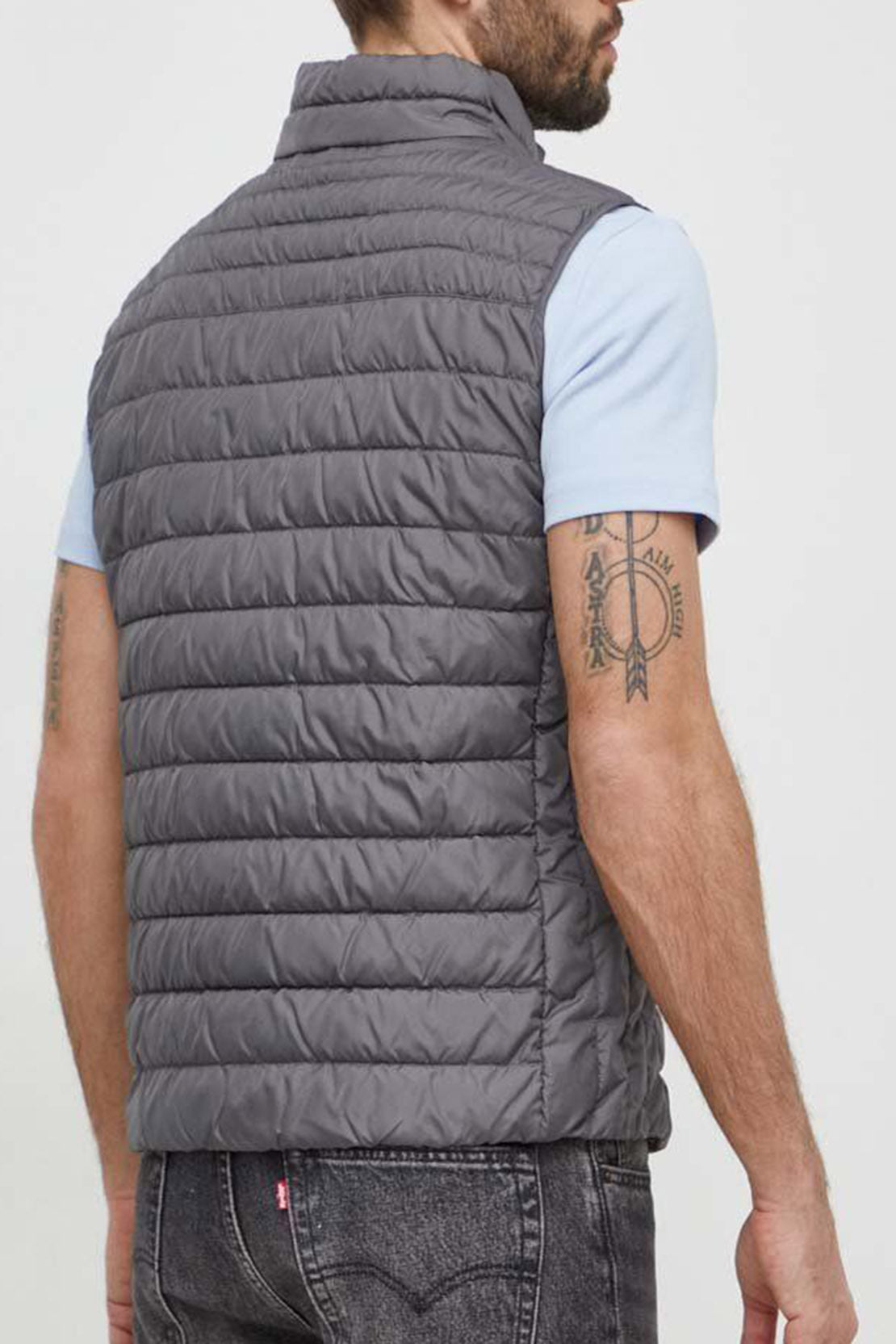 GEOX - KENNET Vest in Smoked Pearl Grey M4528CT3058F9128