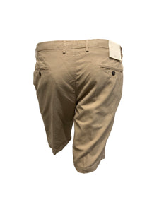 BRIGLIA 1949 - MALIBU Cotton and Linen Blend Shorts With Drawstring Waist in Sand