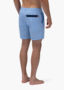 SWIMS - MOSAICO Swim Shorts In Blue