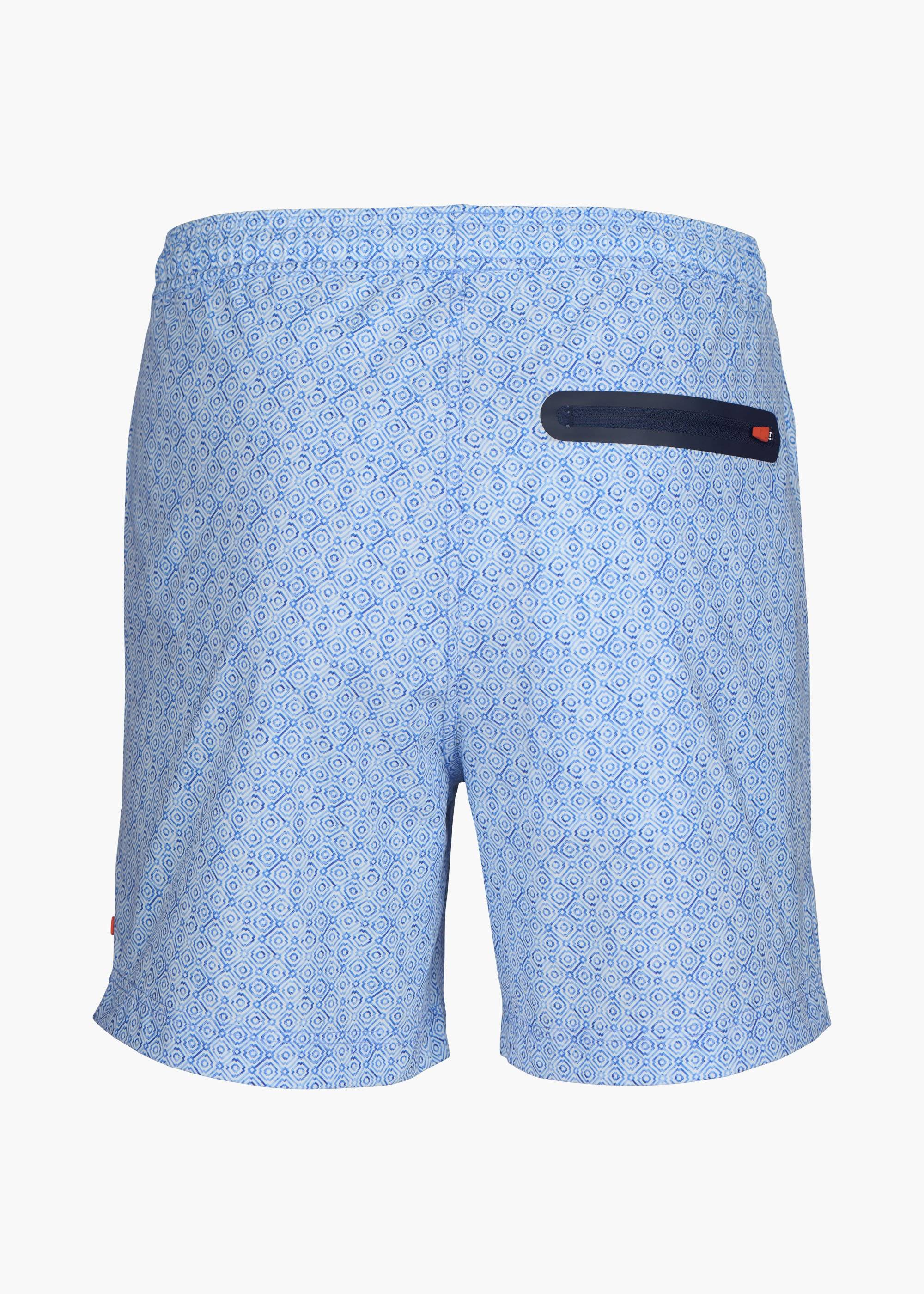 SWIMS - MOSAICO Swim Shorts In Blue