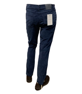 RICHARD J BROWN - T48.690 MILANO Model Moleskin Touch Cotton Stretch Jeans In Dark Blue