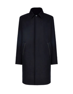 CANALI - Dark Blue Impeccabile Wool Overcoat O10500W-SR01809-306