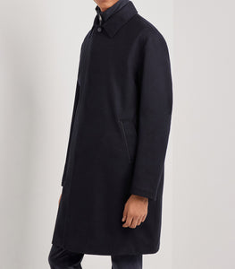 CANALI - Dark Blue Impeccabile Wool Overcoat O10500W-SR01809-306