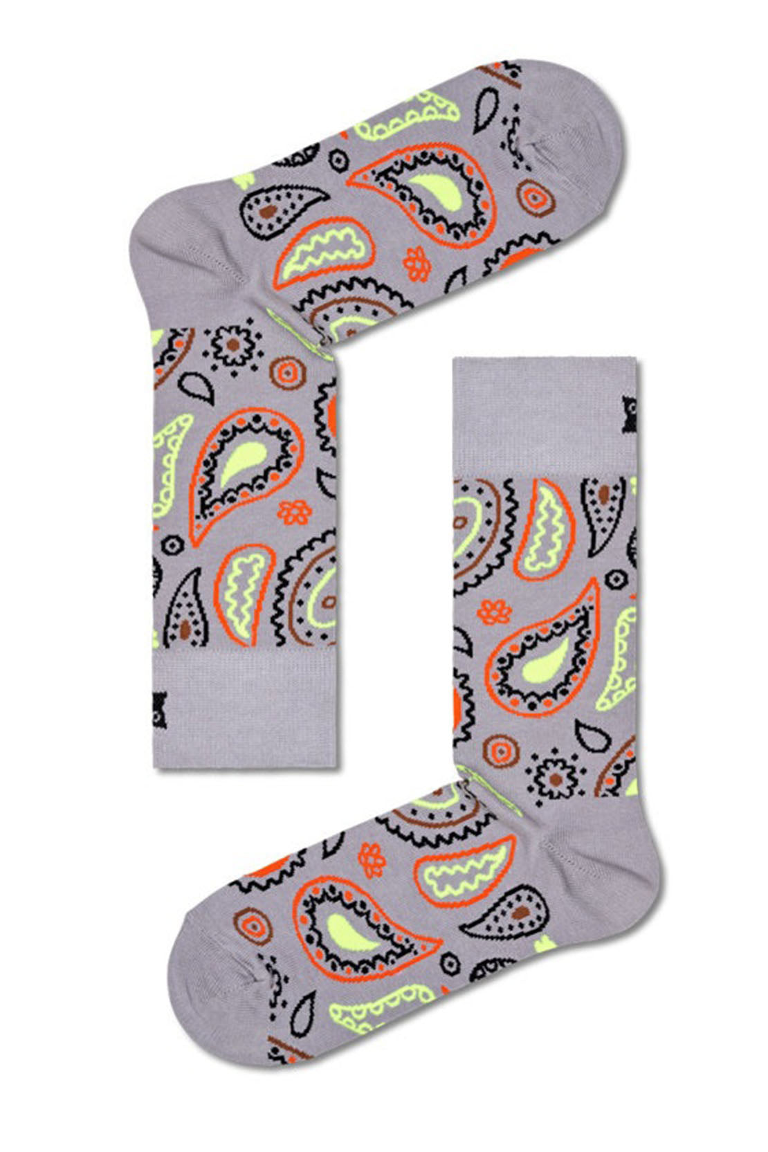 HAPPY SOCKS - PAISLEY Sock in Grey P000087