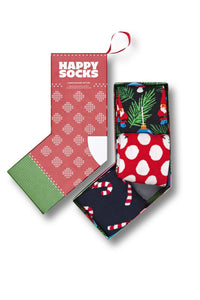 HAPPY SOCKS - 3 PACK X-MAS STOCKING Socks Gift Set P000327