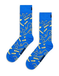 HAPPY SOCKS - Pasta Socks in Blue - P001869