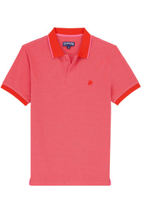 VILEBREQUIN - PALATIN Contrast Trim Polo Shirt In Poppy Red PLTAN300