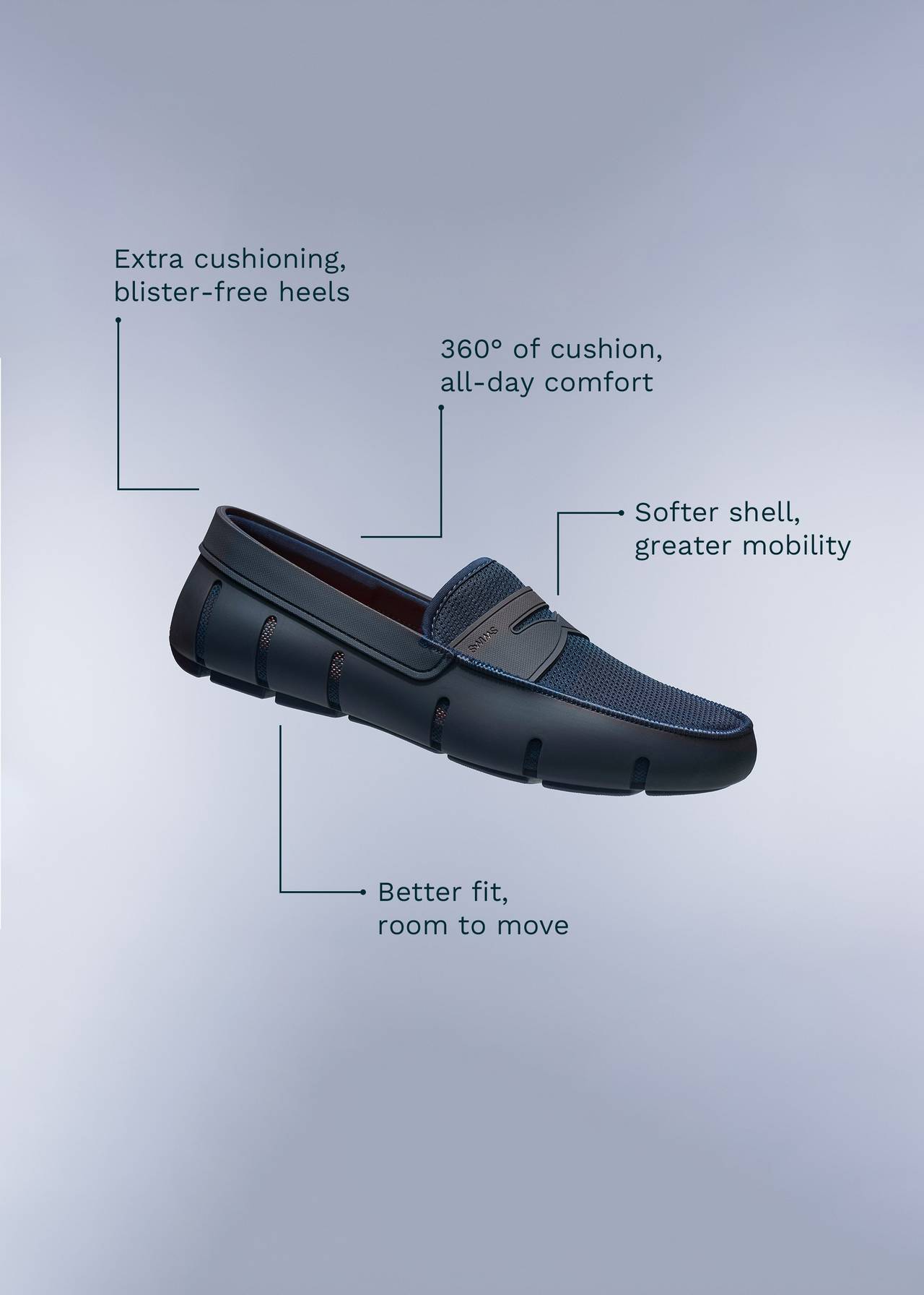 SWIMS - PENNY LOAFER in BLACK