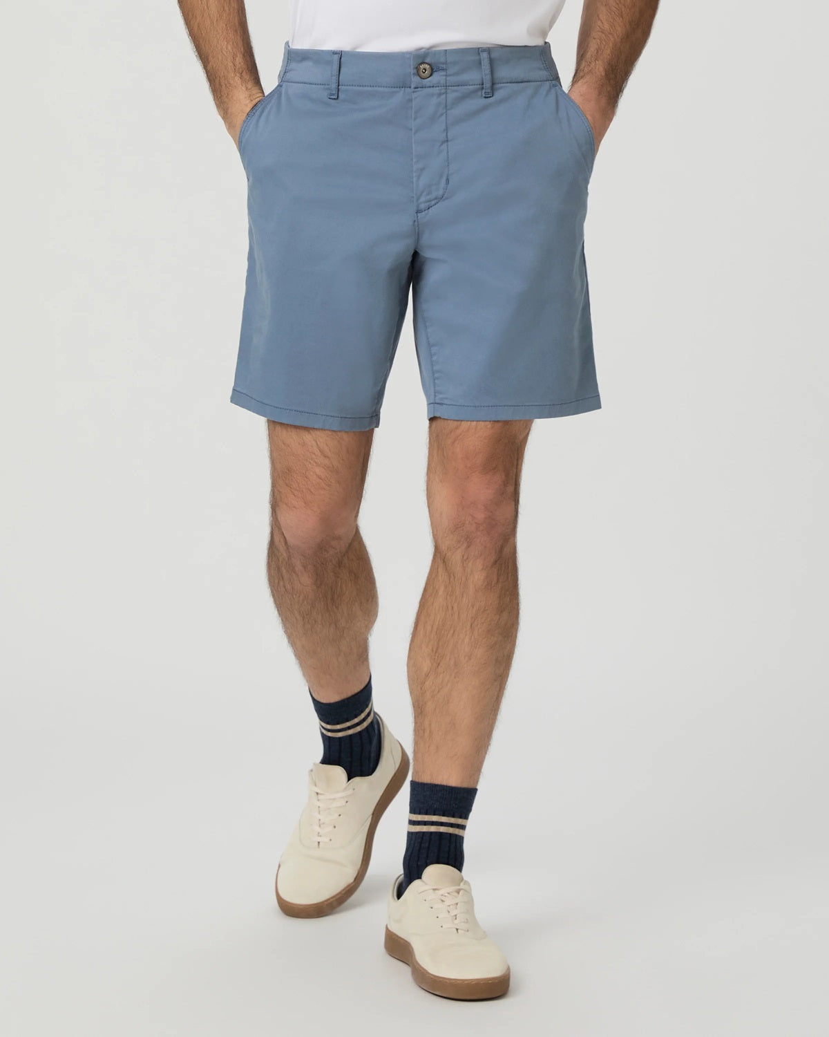 PAIGE - PHILLIPS Chino Shorts in FJORD VALLEY Blue M183N84-C158