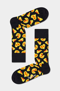 HAPPY SOCKS - PIZZA LOVE Socks in Black PLS01-9300