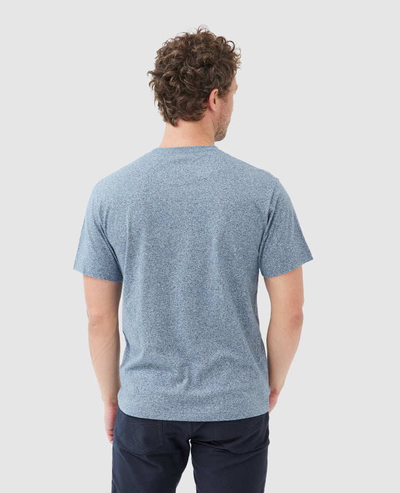 RODD & GUNN - The Gunn T-Shirt in Denim Blue 004120-24