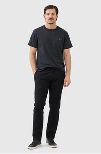 RODD & GUNN - THE GUNN T-SHIRT in CHARCOAL PP0321