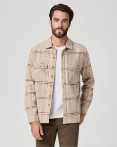 PAIGE - SEYMORE OVERSHIRT in RUSTIC PLAID M307P99-C650