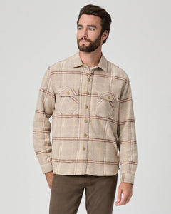 PAIGE - SEYMORE OVERSHIRT in RUSTIC PLAID M307P99-C650