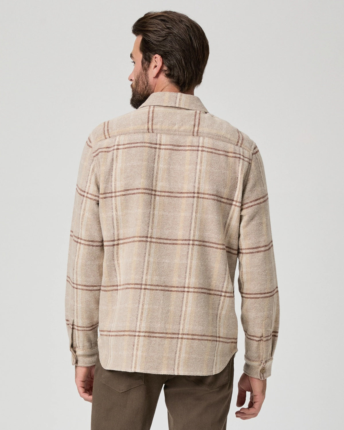 PAIGE - SEYMORE OVERSHIRT in RUSTIC PLAID M307P99-C650