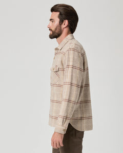 PAIGE - SEYMORE OVERSHIRT in RUSTIC PLAID M307P99-C650