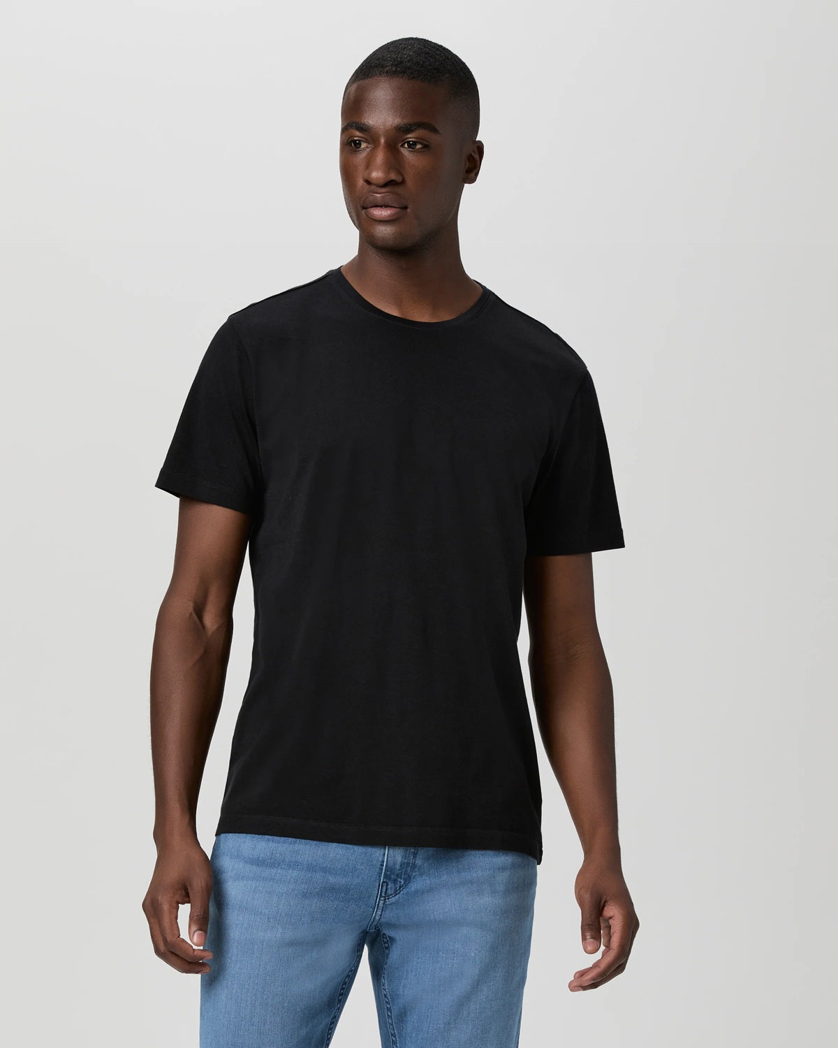 PAIGE - SORDIN Slim Fit Pima Cotton T-Shirt in BLACK M330N92-1086