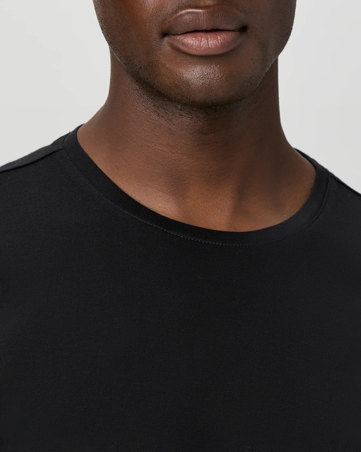 PAIGE - SORDIN Slim Fit Pima Cotton T-Shirt in BLACK M330N92-1086