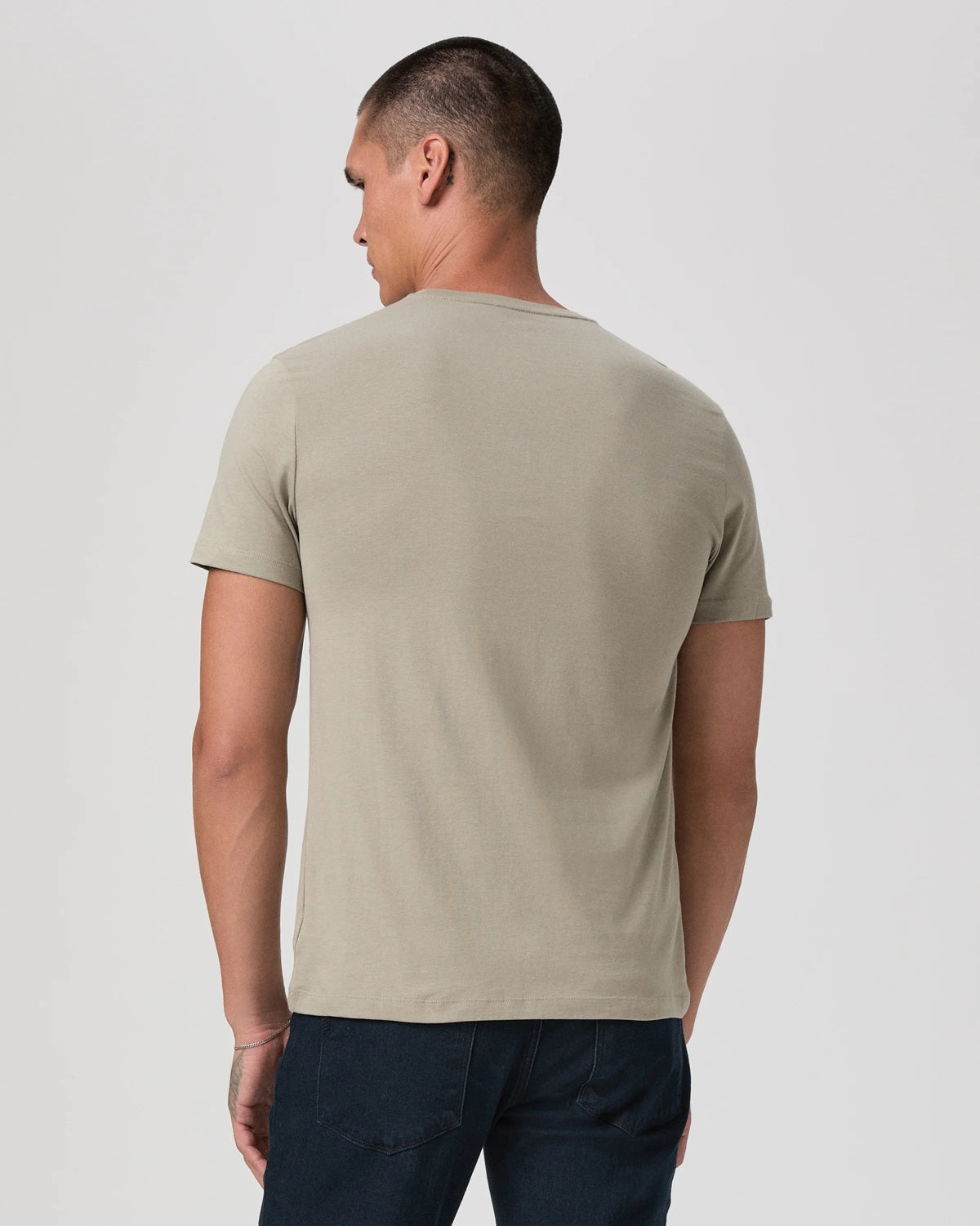 PAIGE - SORDIN Slim Fit Pima Cotton T-Shirt in ECHO M330N92-C876