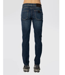 BRIGLIA 1949 - STEVE Dark Blue Cotton Stretch Slim Jeans 400016-679-011
