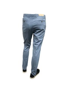 BRIGLIA 1949 - Sky Blue Slim Leg Stretch Cotton Chinos BG62 324152 041