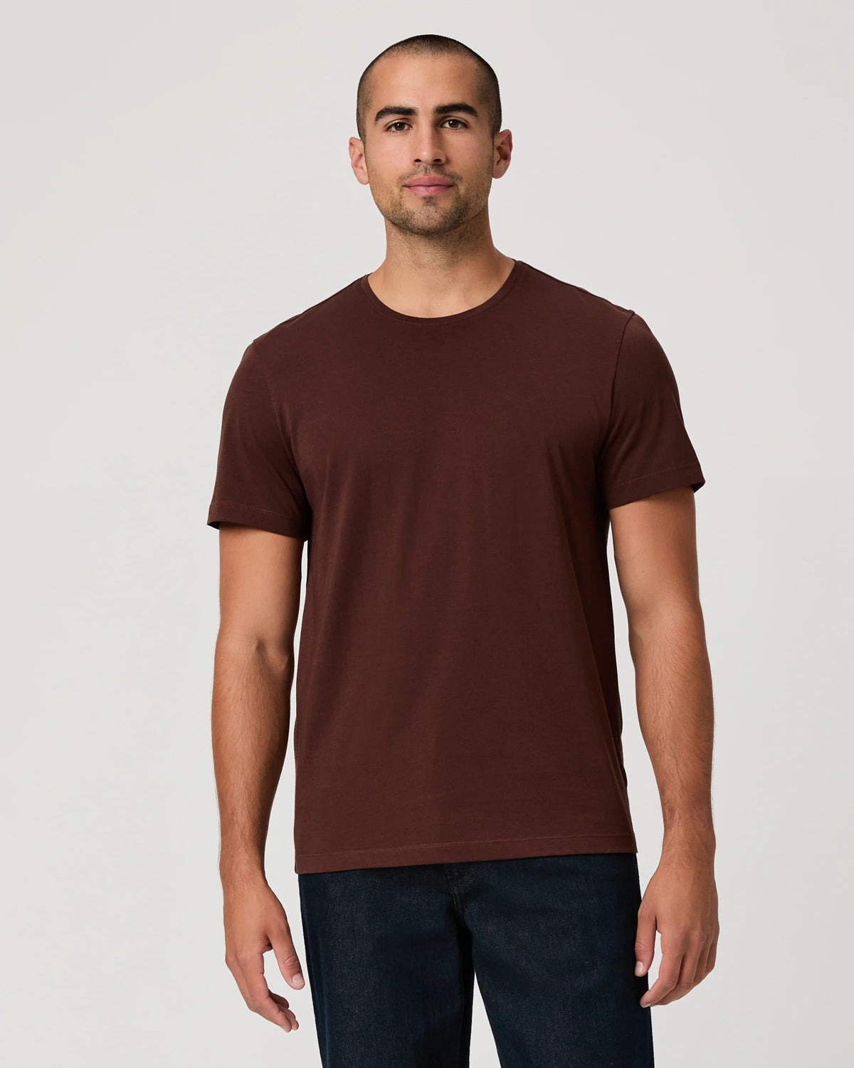 PAIGE - SORDIN Slim Fit Pima Cotton T-Shirt in MALBEC M330N92-C521