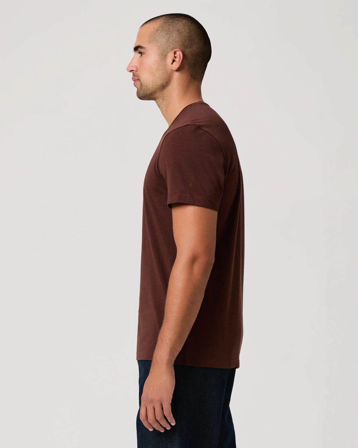 PAIGE - SORDIN Slim Fit Pima Cotton T-Shirt in MALBEC M330N92-C521