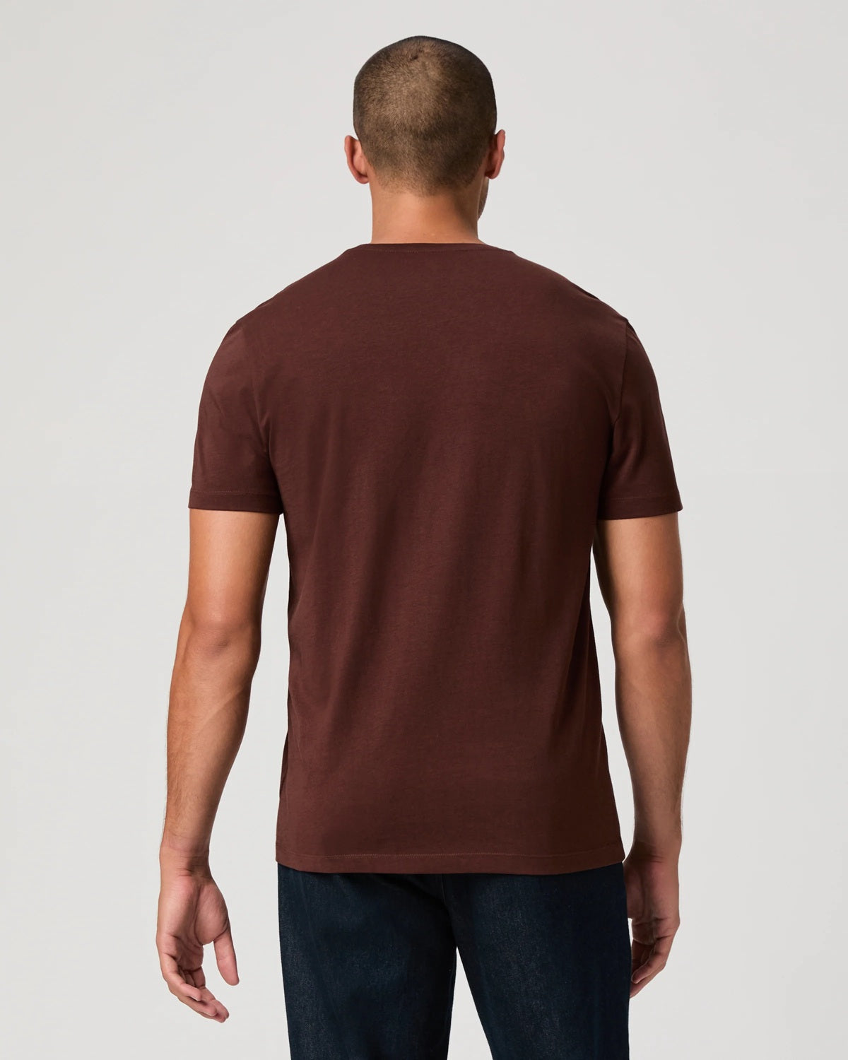 PAIGE - SORDIN Slim Fit Pima Cotton T-Shirt in MALBEC M330N92-C521