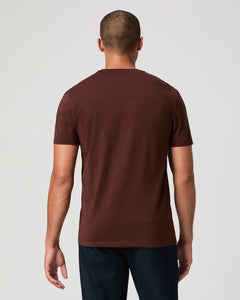 PAIGE - SORDIN Slim Fit Pima Cotton T-Shirt in MALBEC M330N92-C521