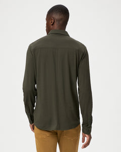 PAIGE - Stockton Button Up Shirt in MOUNTAIN PINE Green M804E12-2652