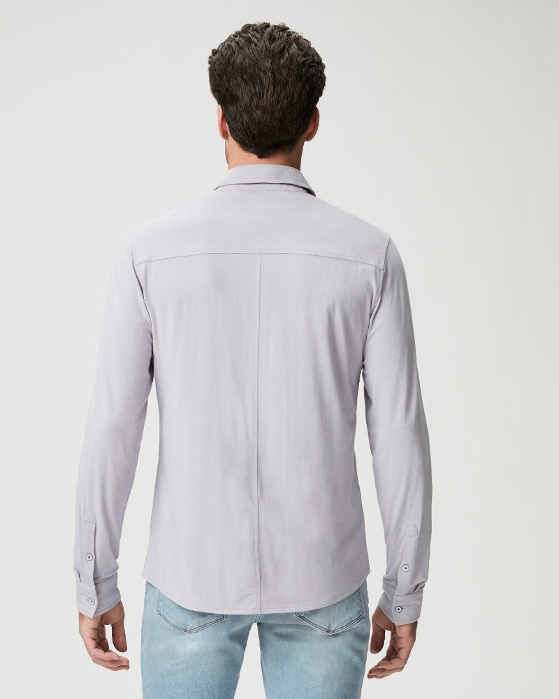 PAIGE - STOCKTON Button Up Shirt in DUSTY IRIS M804E12-B395