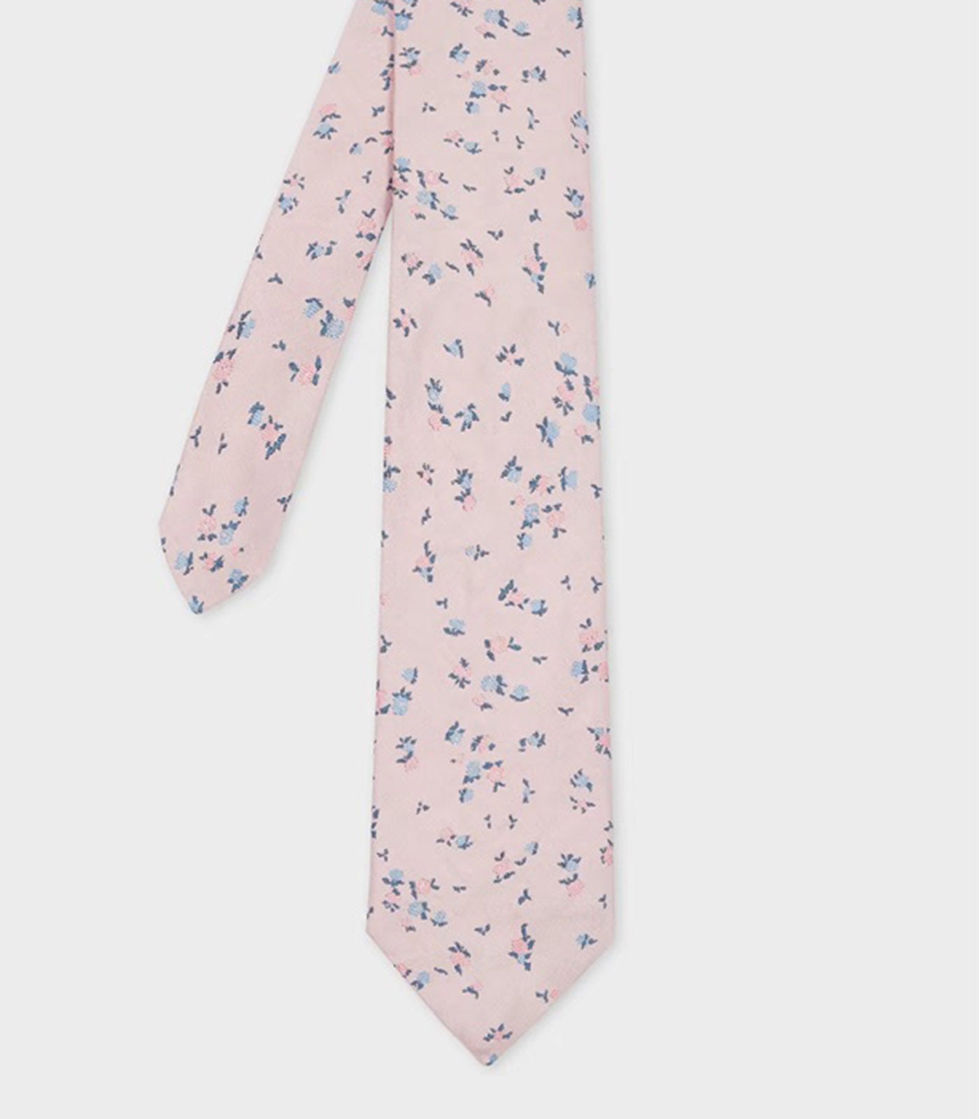 PAUL SMITH - FLORAL ART PRINT Silk Tie in Pink