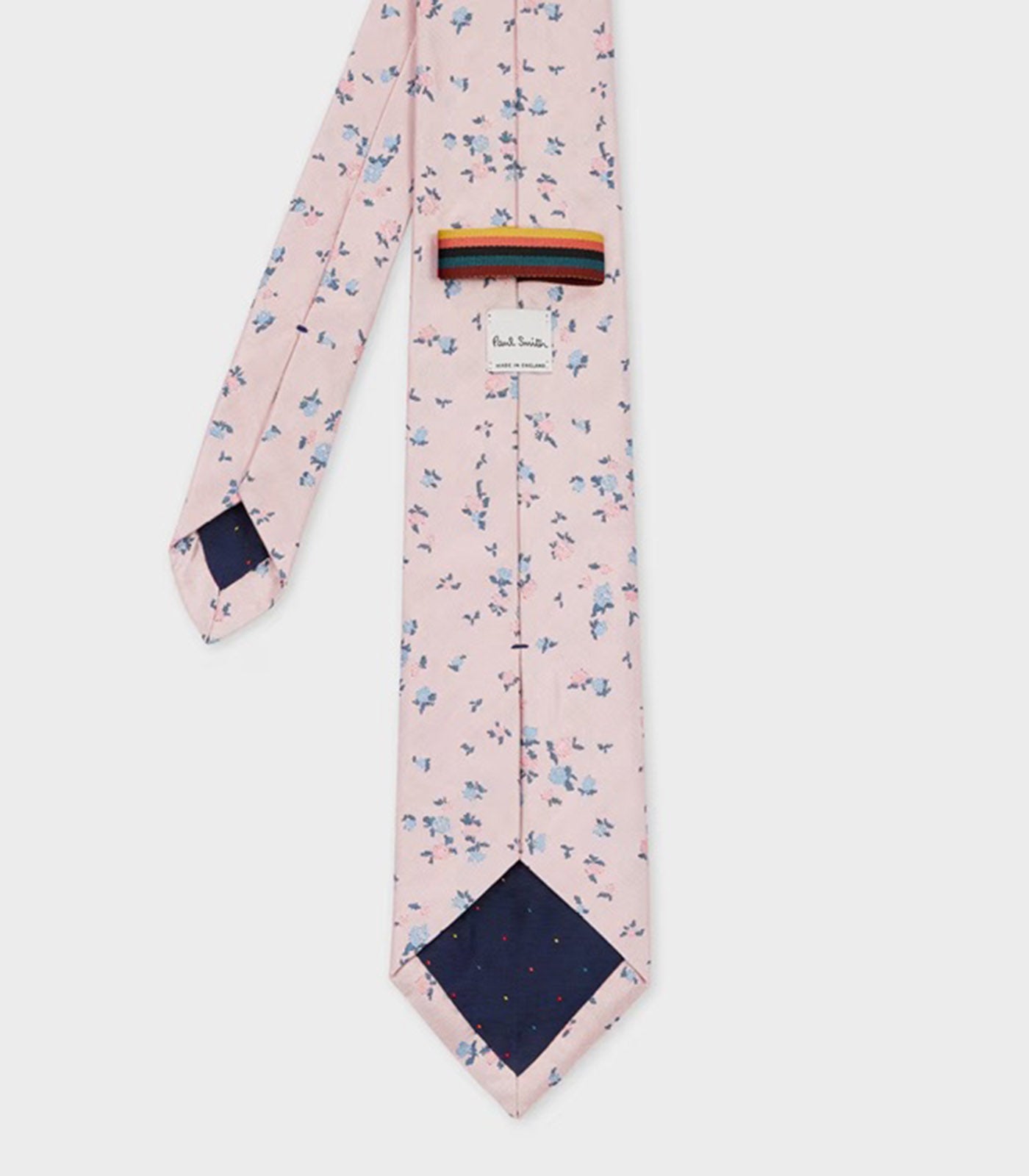 PAUL SMITH - FLORAL ART PRINT Silk Tie in Pink