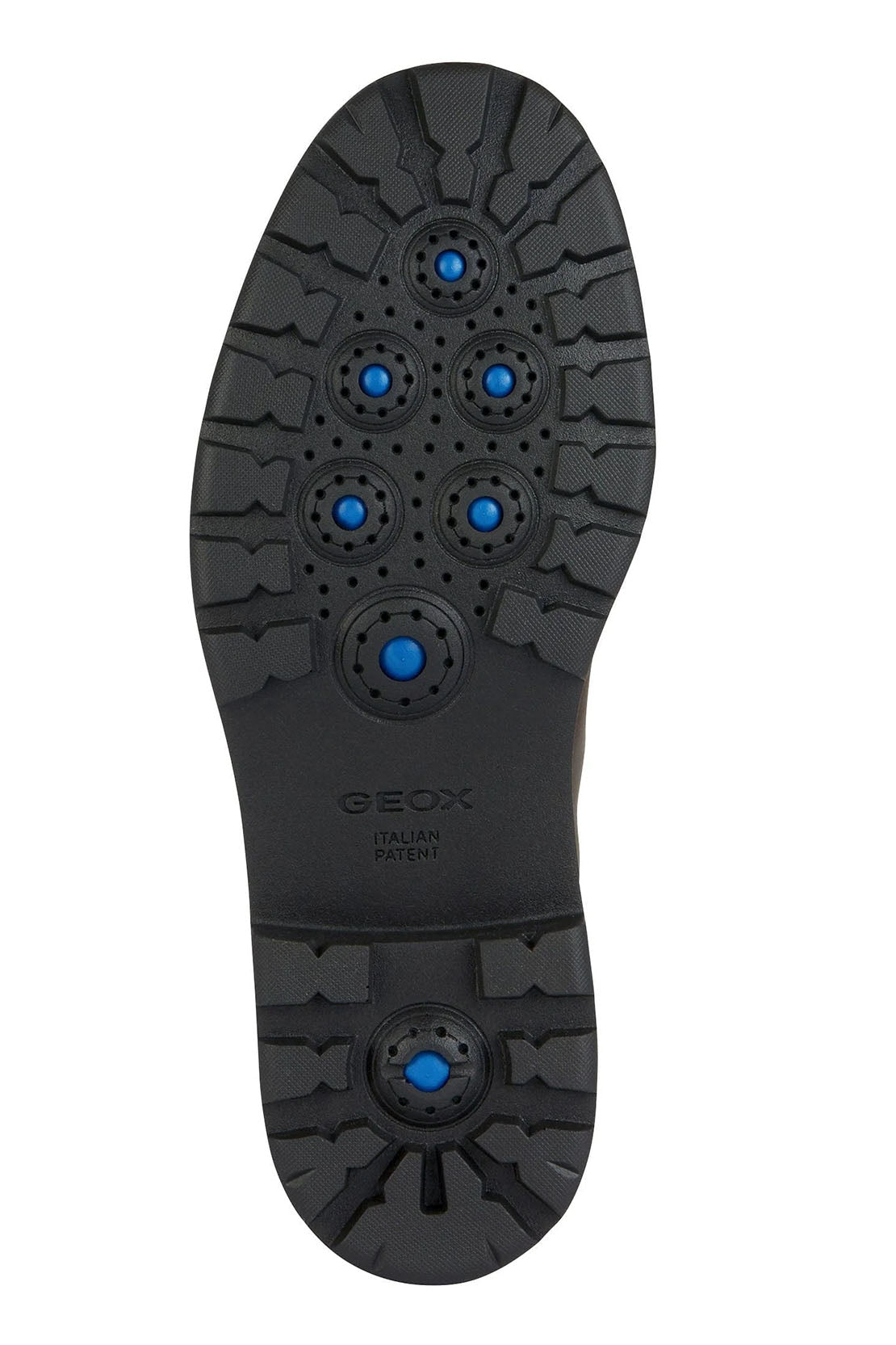 GEOX - SPHERICA EC7 Coffee Chelsea Leather Ankle Boots U36FRA000FFC6009