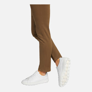 GEOX - U SPHERICA ECUB-1 White Leather Trainers U45GPC00085C1000