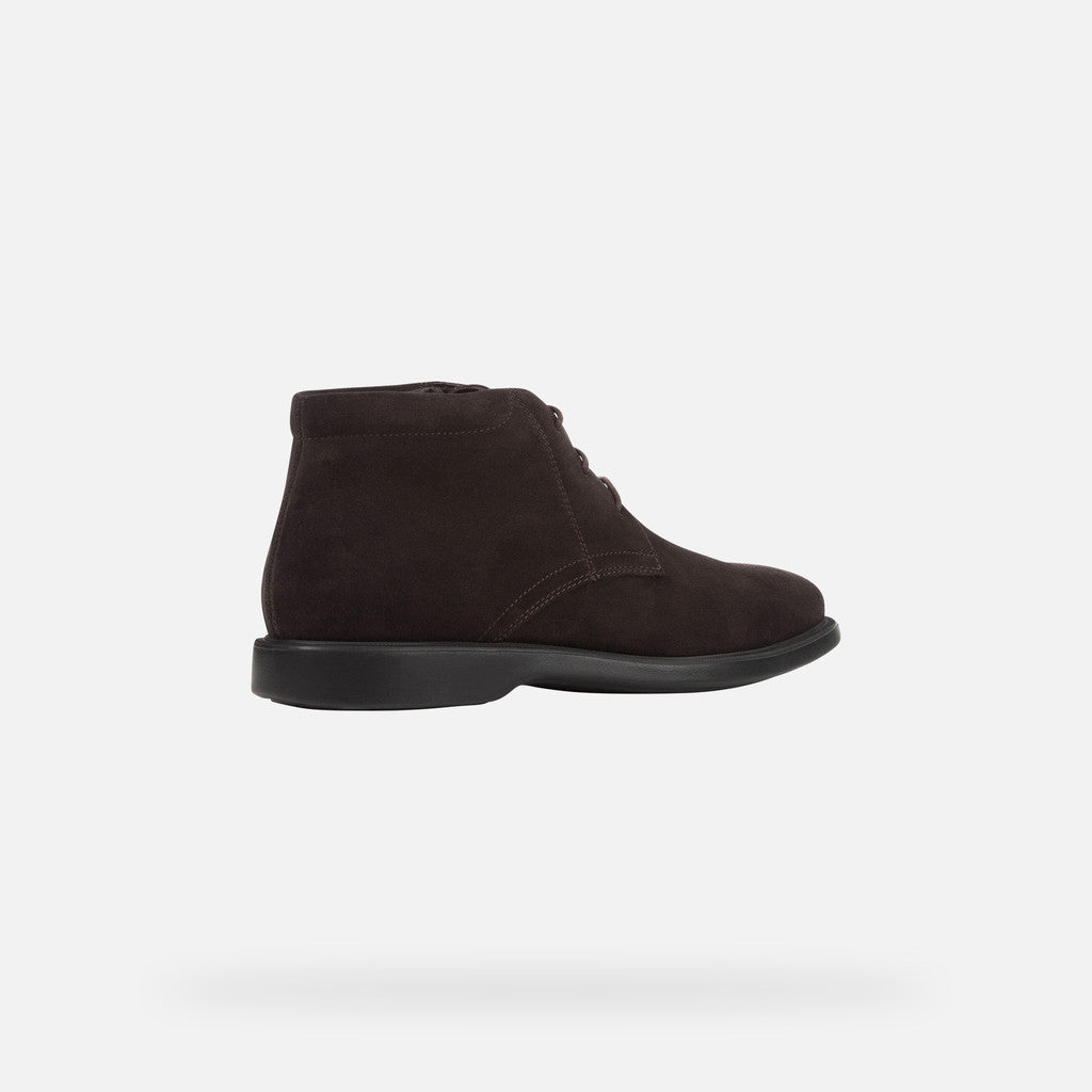 GEOX - U BRAYDEN 2fit ABX Waterprrof and Wide Fit Ankle Boot in Coffee Brown U54N1D00022C6009