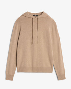 7 FOR ALL MANKIND - UMBER BEIGE Cashmere Hoodie 7M0C0F16 - 1PM
