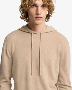 7 FOR ALL MANKIND - UMBER BEIGE Cashmere Hoodie 7M0C0F16 - 1PM