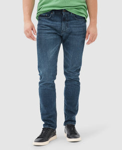 RODD & GUNN - OWAKA Straight Leg Italian Denim Jeans in True Blue VJ0438