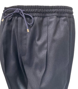 BRIGLIA 1949 - WIMBLEDONS Wool Jogger Pants In Dark Navy 400129-011