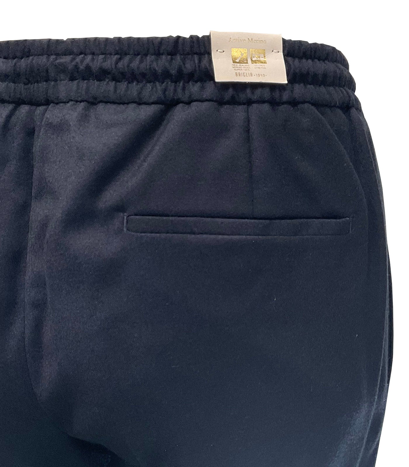 BRIGLIA 1949 - WIMBLEDONS Wool Jogger Pants In Dark Navy 400129-011