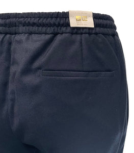 BRIGLIA 1949 - WIMBLEDONS Wool Jogger Pants In Dark Navy 400129-011