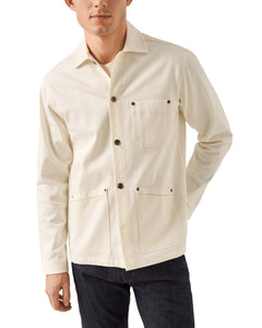 ETON - White Heavy Denim Overshirt 10001077101